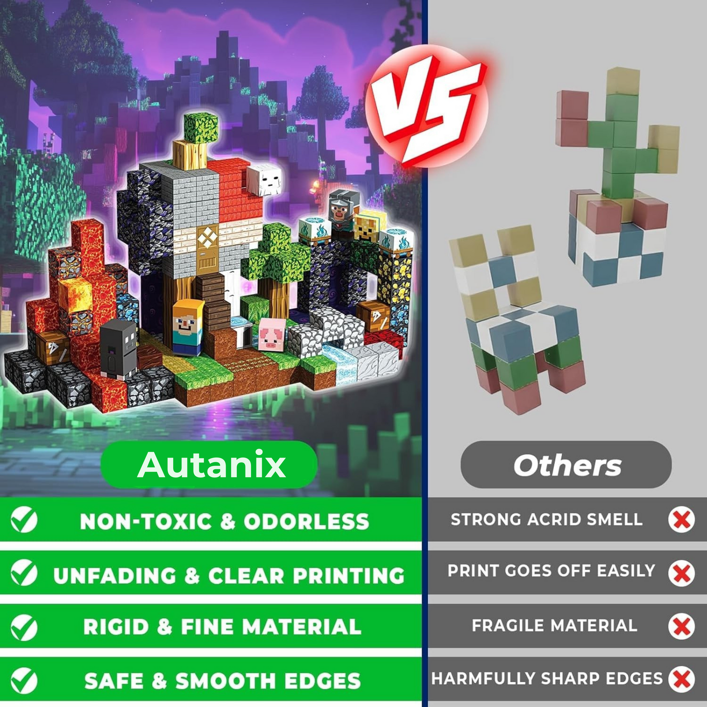 Autanix Creativity Magnetic Cubes